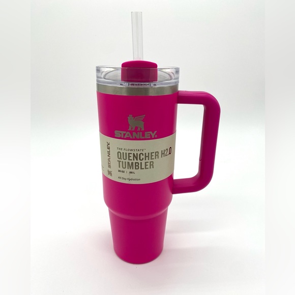 STANLEY Stanley Quencher H2.O FlowStateTM Tumbler 30oz Camelia Limited Edition - Picture 1 of 8